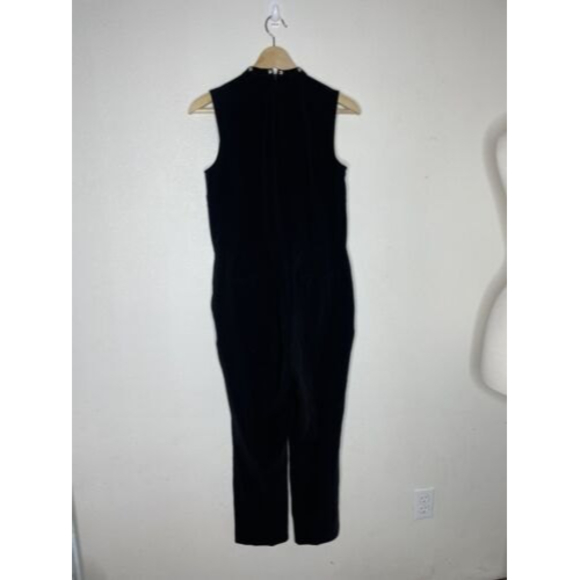 Lauren Ralph Lauren Black Jump Suit With Pockets Womens Sz 6 - Picture 6 of 9